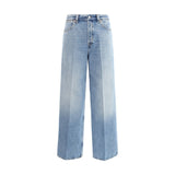 Gucci Light Blue Cotton Jeans Denim