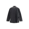 Prada Denim Jacket with leather collar
