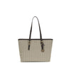 Michael Kors Quinn large jacquard logo Tote Bag