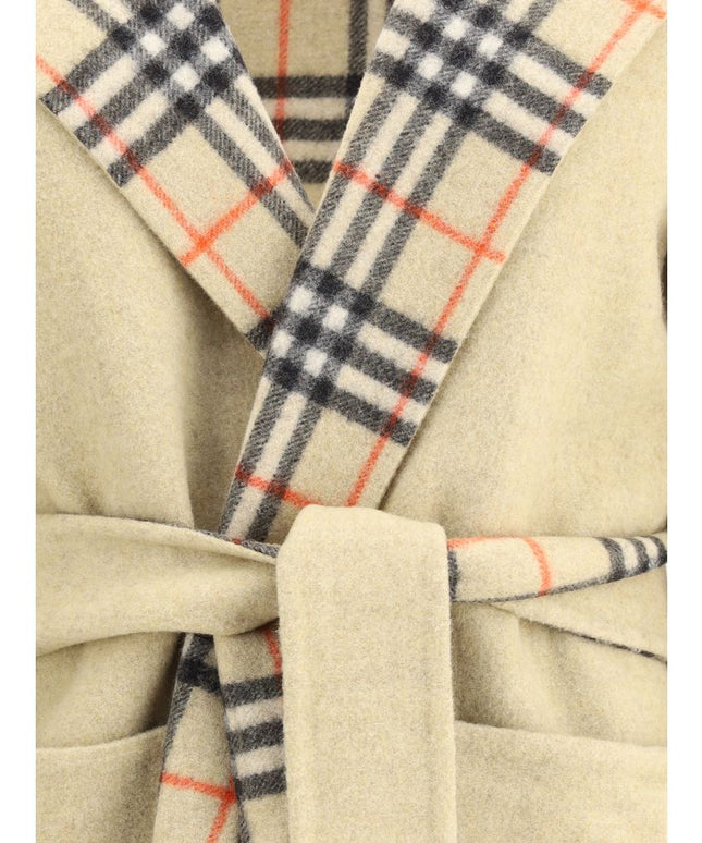 Burberry Reversible wool robe Coat