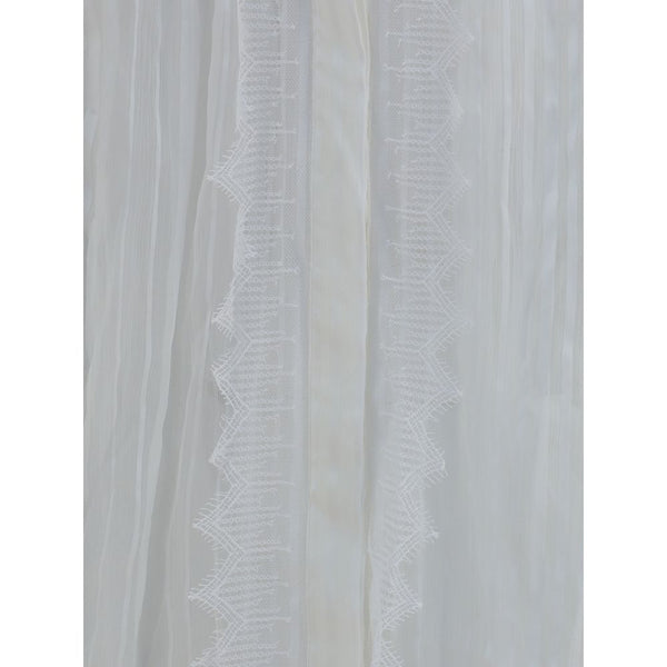 Chloé Ruffled silk muslin and lace Blouse