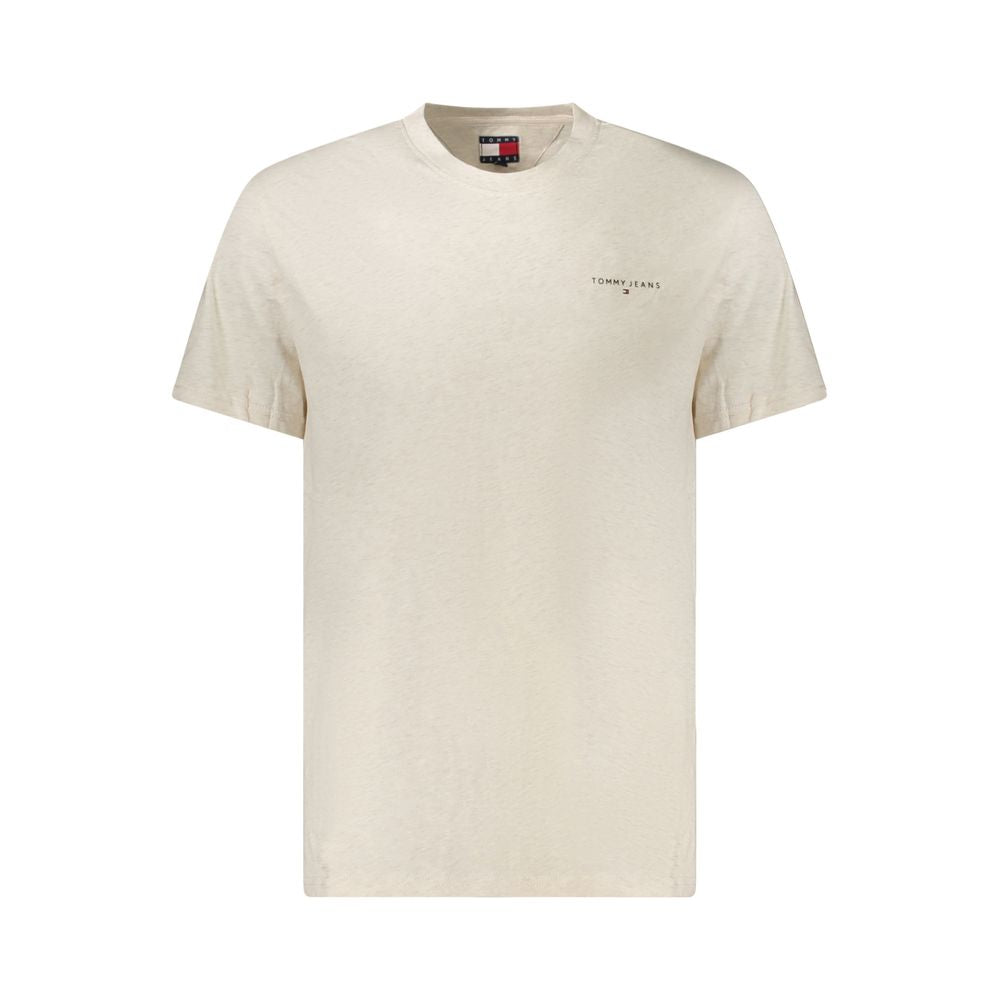 Tommy Hilfiger Tommy Hilfiger Beige Cotton Men T-Shirt (Italian Size MEN: S, nan: nan, nan: nan)