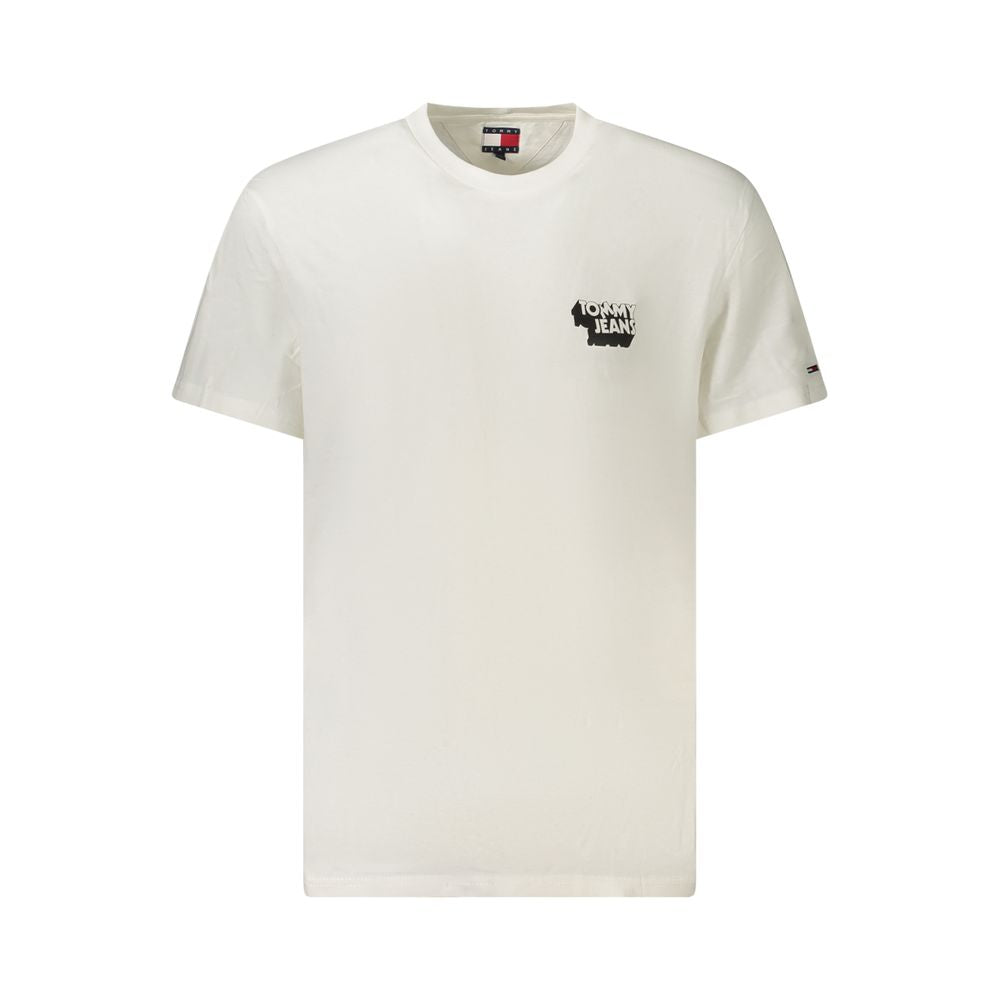 Tommy Hilfiger Tommy Hilfiger White Cotton Men T-Shirt (Italian Size MEN: XL, nan: nan, nan: nan)