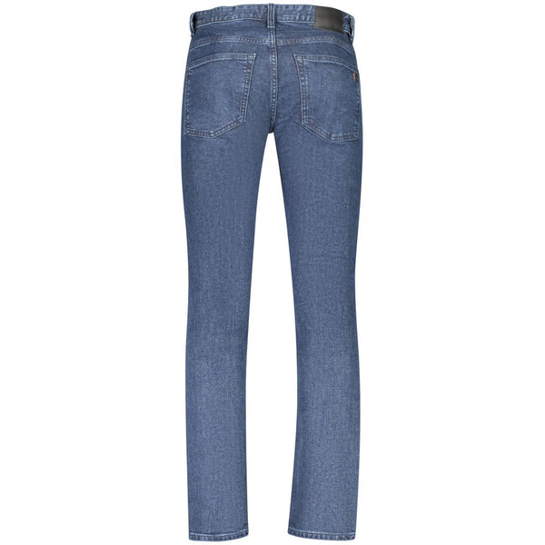 Hugo Boss Blue Cotton Men's Slim Fit Jean
