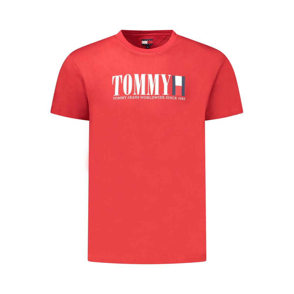 Tommy Hilfiger Tommy Hilfiger Red Cotton Men T-Shirt (Italian Size MEN: M, nan: nan, nan: nan)