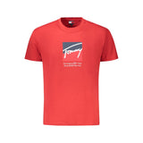Tommy Hilfiger Tommy Hilfiger Red Cotton Men T-Shirt (Italian Size MEN: S, nan: nan, nan: nan)