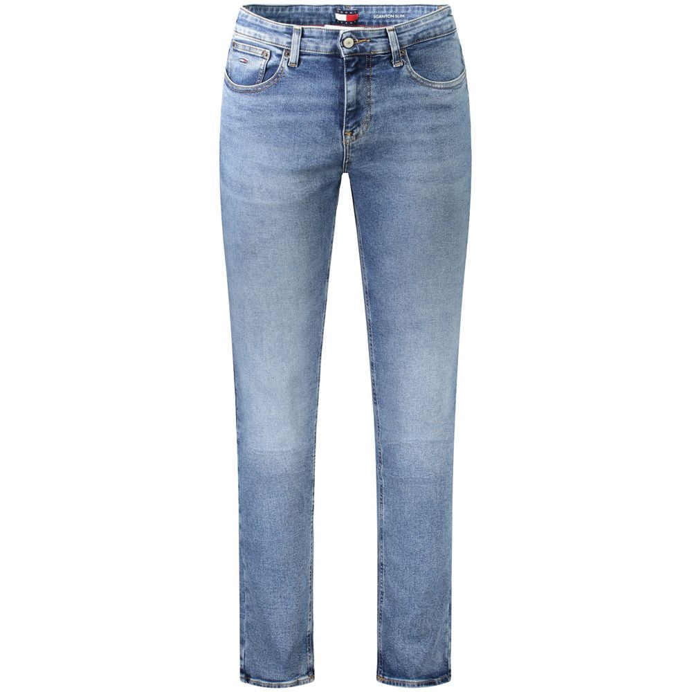 Tommy Hilfiger Tommy Hilfiger Blue Cotton Men's Slim Jeans (Waist & Length Size: W28 | L32, nan: nan, nan: nan)