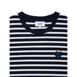 Maison Kitsuné Blue Cotton Long Sleeve T-Shirt