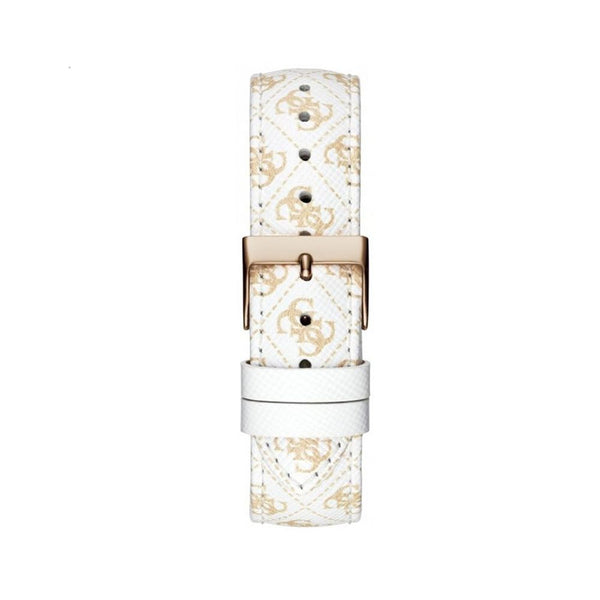 Guess White Leather Watch