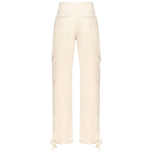 PINKO White Cotton Jeans & Pant