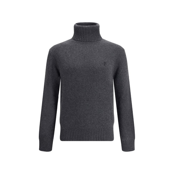 Ami Paris Pull Col Roule Ami De Coeur