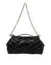 Dolce & Gabbana Black Quilted Nylon Devotion Satchel Chain Strap Bag