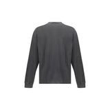 Back view of Agolde Long sleeve T-Shirt in gray, showcasing its clean design and comfortable fit for versatile everyday styling.