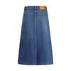 Chloé Denim midi Skirt