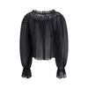Chloé Silk georgette and lace Top