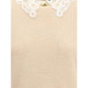 Fabiana Filippi Lace collar Sweater