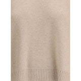 Fabiana Filippi Beige Fleece Wool Sweatshirt