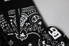 Dolce & Gabbana Black Bandana Hooded Men Sweatshirt Sweater