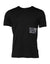 Dolce & Gabbana Black Logo Patch Cotton Crew Neck T-shirt
