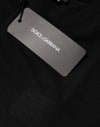 Dolce & Gabbana Black Cotton Crew Neck Short Sleeves T-shirt