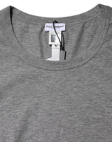 Dolce & Gabbana Gray Crew Neck Short Sleeves Underwear T-shirt