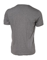 Dolce & Gabbana Gray #DGFamily Cotton Crew Neck T-shirt