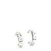 Marc Jacobs Transparent Plastic Earrings featuring bold logo design in clear acrylic, ideal for modern women's fashion accessories collection.