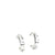 Marc Jacobs Transparent Plastic Earrings featuring bold logo design in clear acrylic, ideal for modern women's fashion accessories collection.