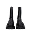 Stuart Weitzman Black Leather Ankle Boots
