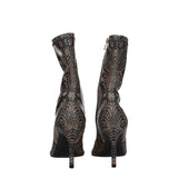 Stella McCartney Brown Leather Ankle Boots