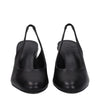 Max Mara Black Leather High Heel Pumps