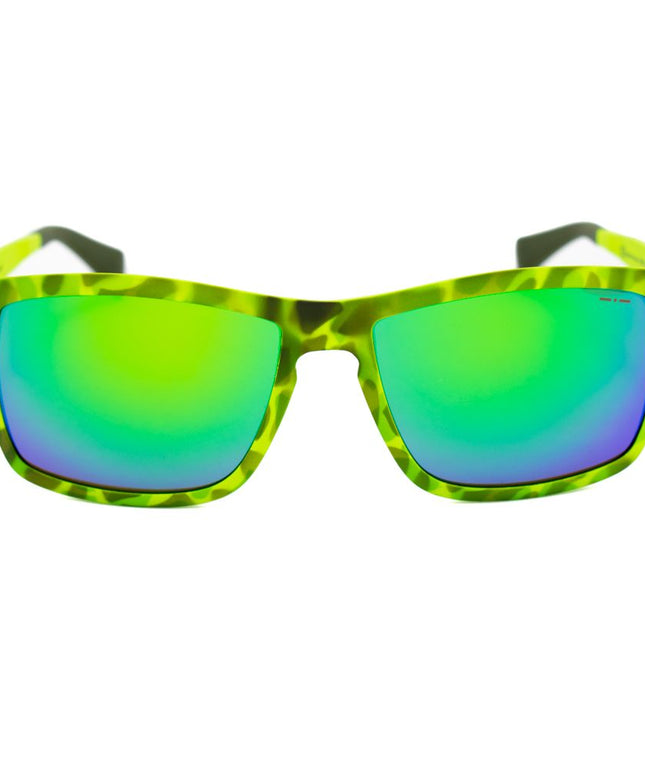 Italia Independent Green Acetate Sunglasses