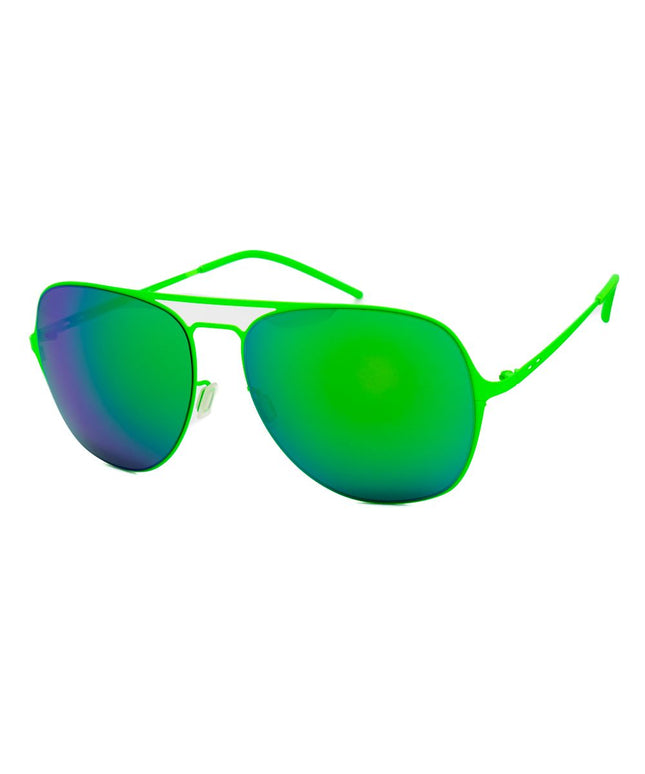 Italia Independent Green Metal Sunglasses