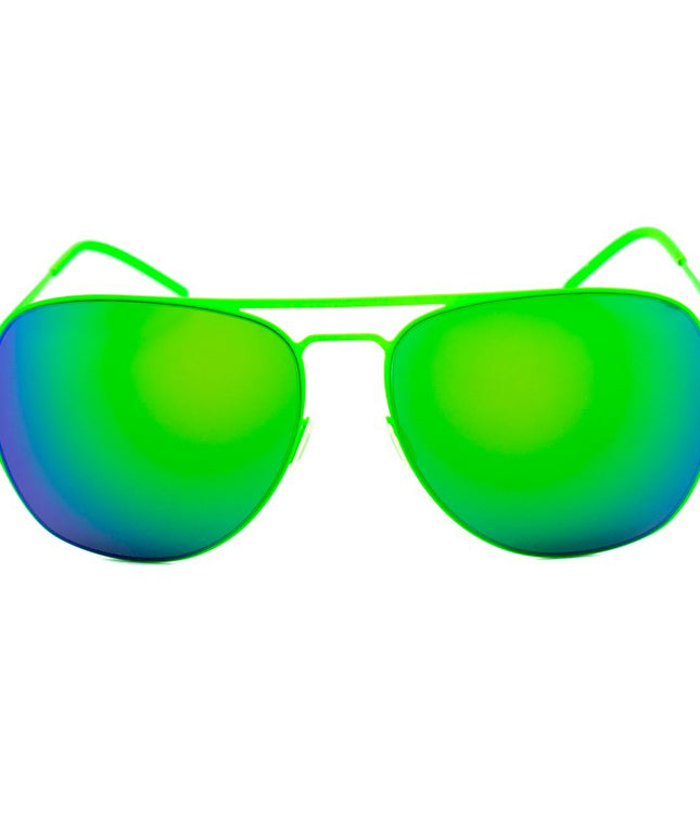 Italia Independent Green Metal Sunglasses
