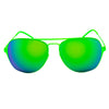 Italia Independent Green Metal Sunglasses