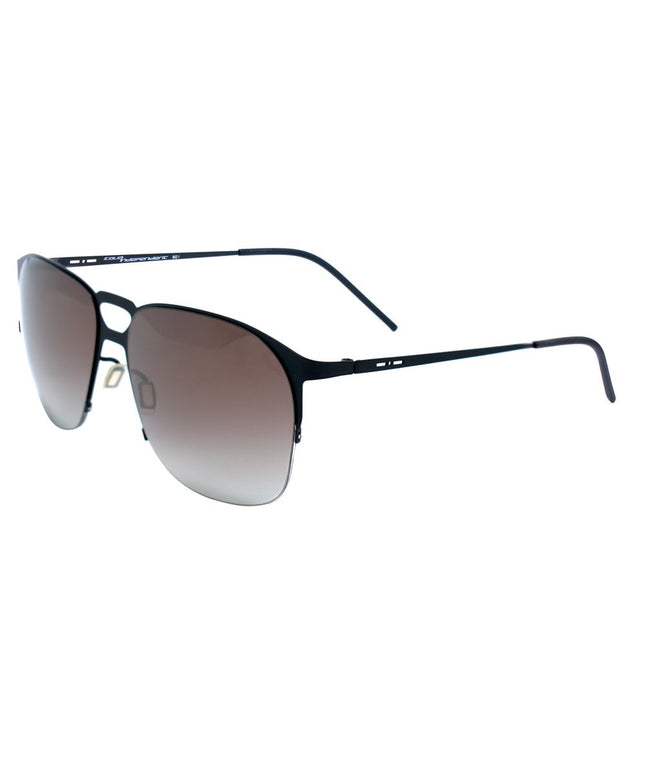Italia Independent Black Metal Sunglasses