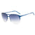 Italia Independent Blue Metal Sunglasses