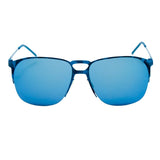 Italia Independent Blue Metal Sunglasses