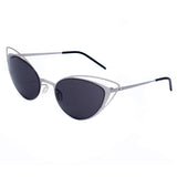Italia Independent Silver Metal Sunglasses