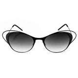 Italia Independent Black Metal Sunglasses
