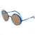 Italia Independent Blue Metal Sunglasses