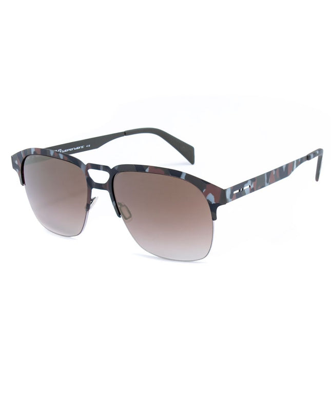Italia Independent Gray Metal Sunglasses