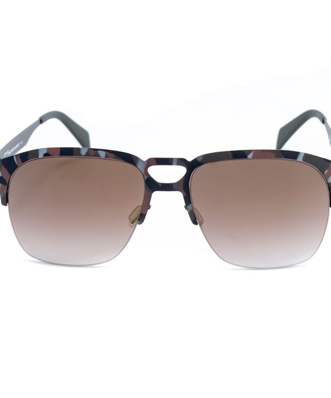 Italia Independent Gray Metal Sunglasses