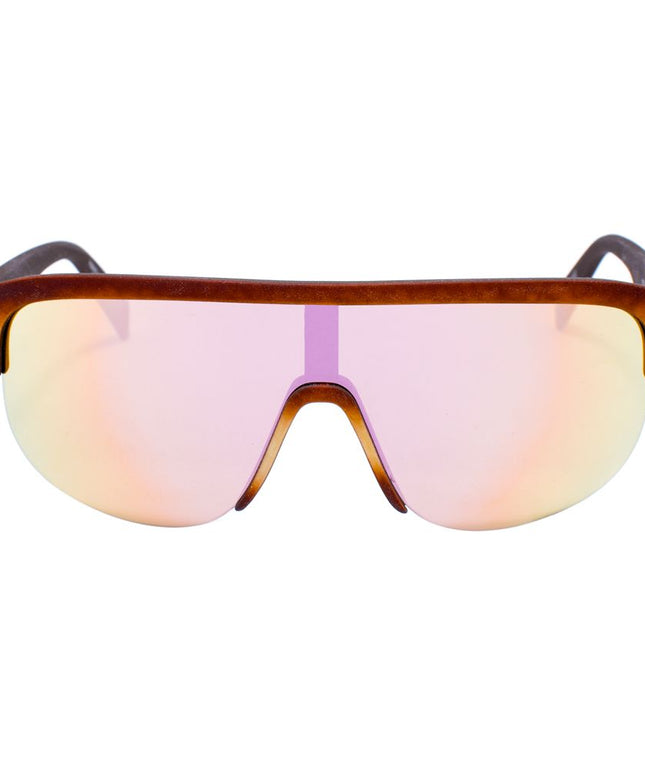 Italia Independent Brown Acetate Sunglasses
