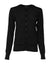 Dolce & Gabbana Black Wool Knit Round Neck Cardigan Sweater