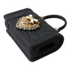 Dolce & Gabbana Case Black Silicone Devotion Heart Cover Hand Bag Airpod