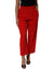 Dolce & Gabbana Red HighWaist Straight Women Trouser Pants