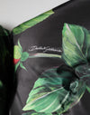 Dolce & Gabbana Multicolor Floral Puffer Coat Full Zip Jacket