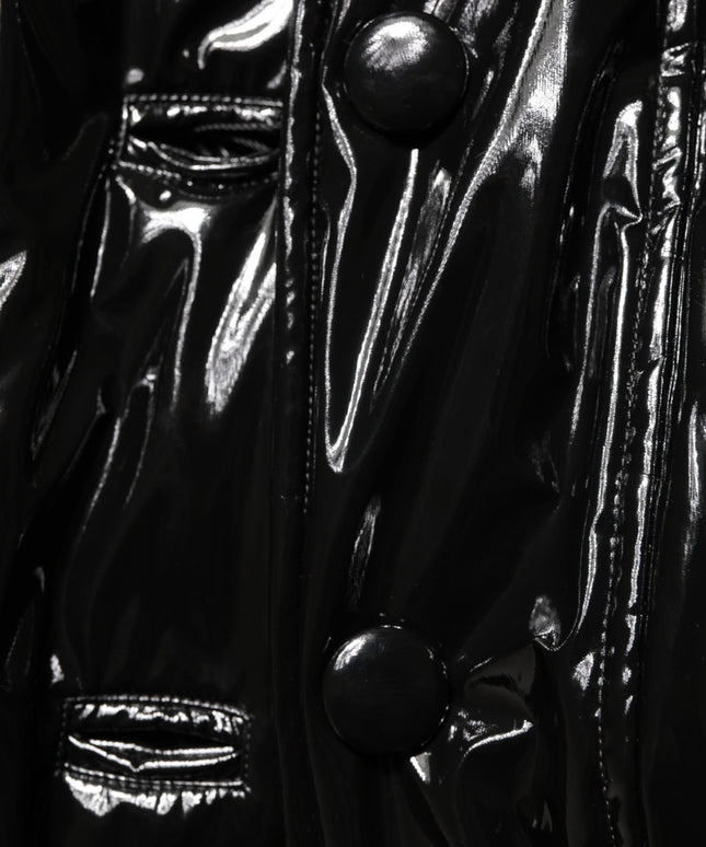 Dolce & Gabbana Polyester Black Quilted Puffer Coat  Jacket
