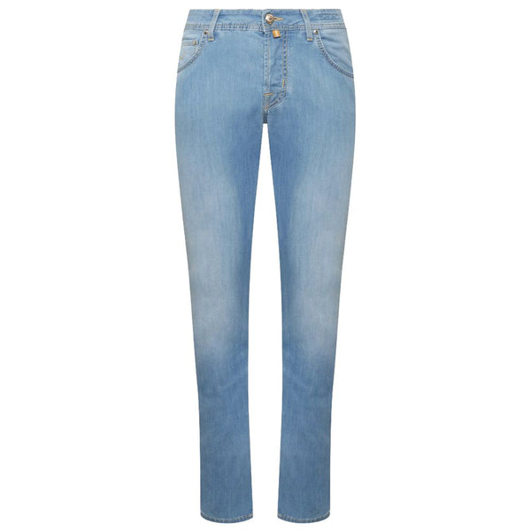 Jacob Cohen Blue Cotton Jeans & Pant